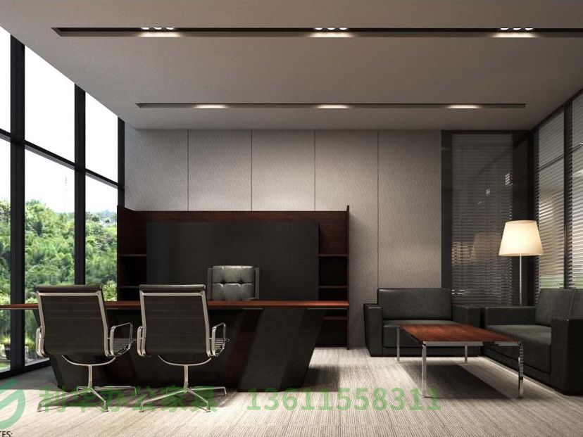 宿迁06-经理室(平港式风格样板间)