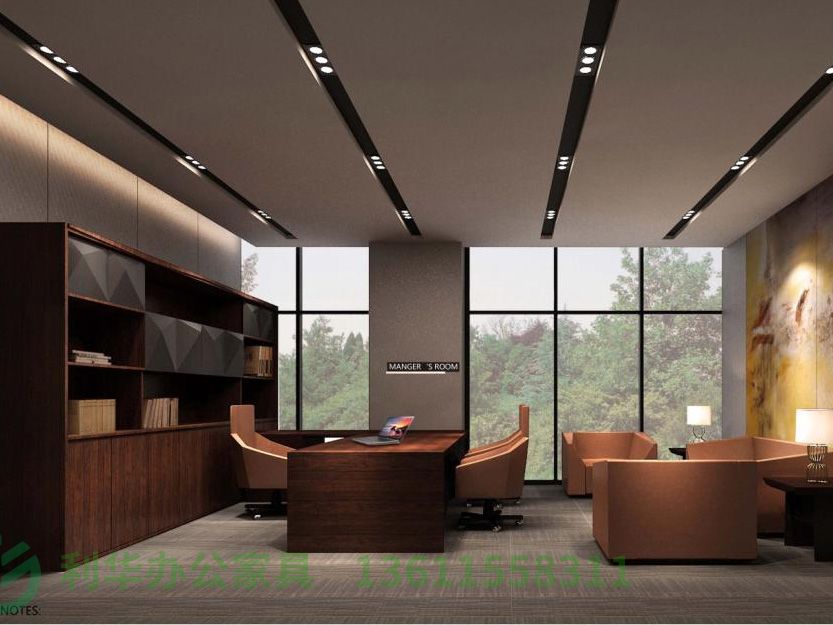 宿迁07-总经理室(平港式风格样板间)